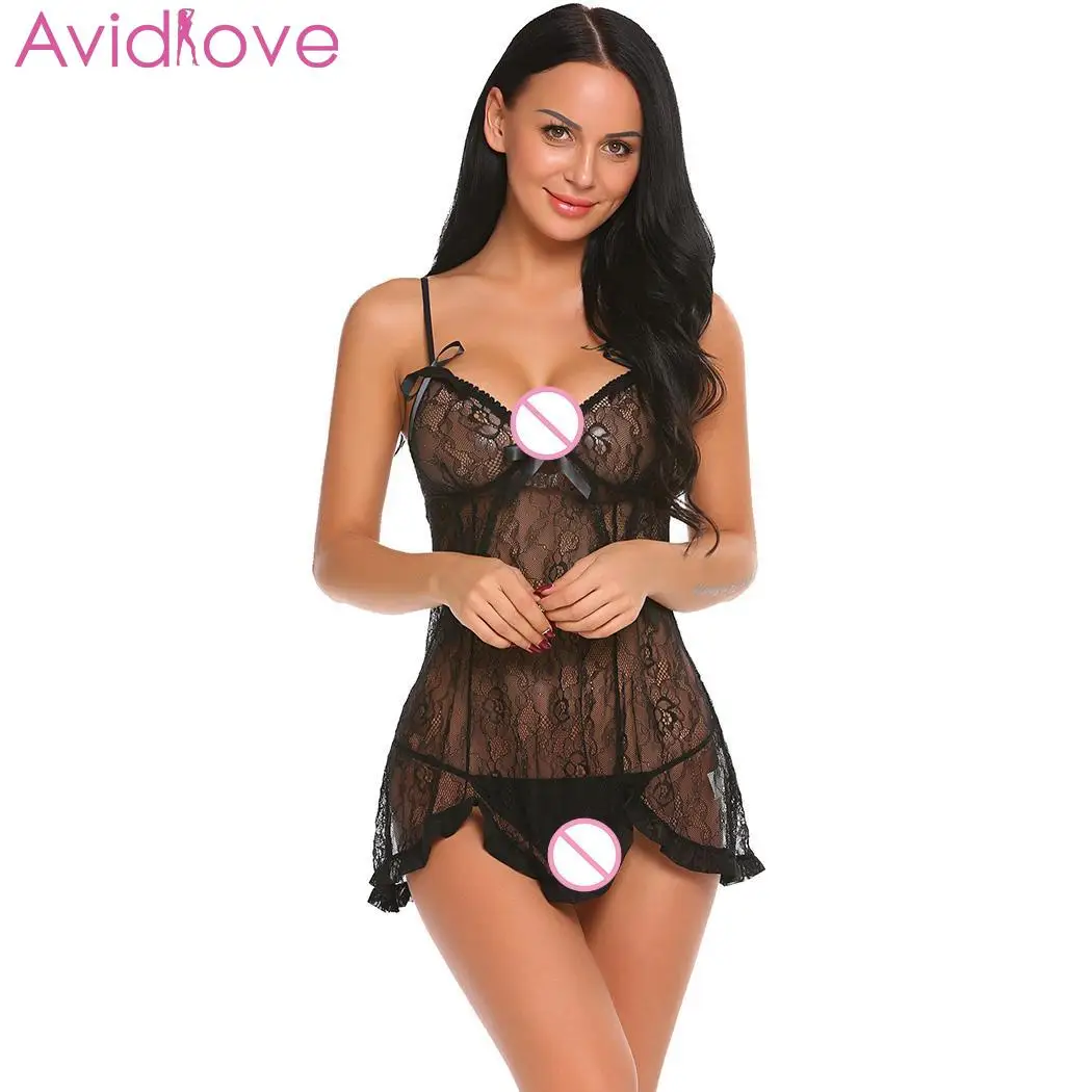Avidlove женское сексуальное нижнее белье эротические костюмы Babydoll с стринги