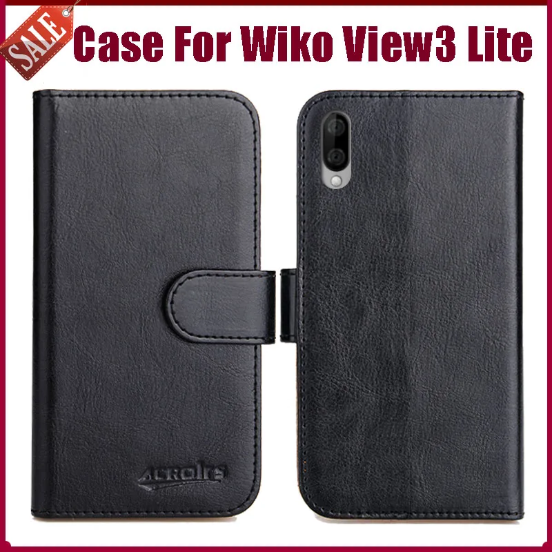 

Лидер продаж! Wiko View3 Lite чехол Новое поступление 6 цветов Высокое качество флип-кожа защитa чехол для телефона Wiko View3 Lite чехол