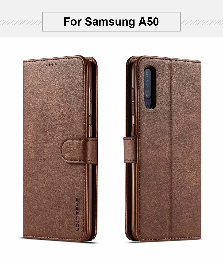 Кожаный чехол для samsung A50, Винтажный чехол для телефона, чехол для samsung Galaxy A50, чехол-книжка с бумажником, чехол для Hoesje samsung A50 A30 A20, чехол