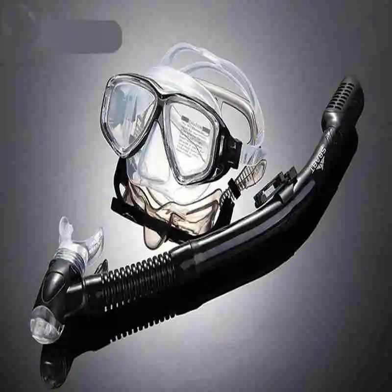 Маска для плавания и дайвинга силиконовые очки подводного мужчин женщин | Спорт