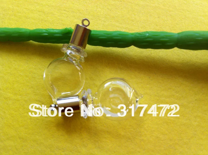 Diy сердце флакон кулон духи пепел бутылки