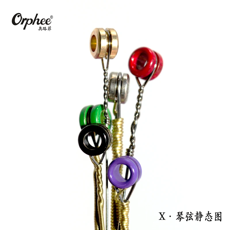 1 Набор струн для акустической гитары Orphee TX620/630/640 шестигранный сердечник + 8%