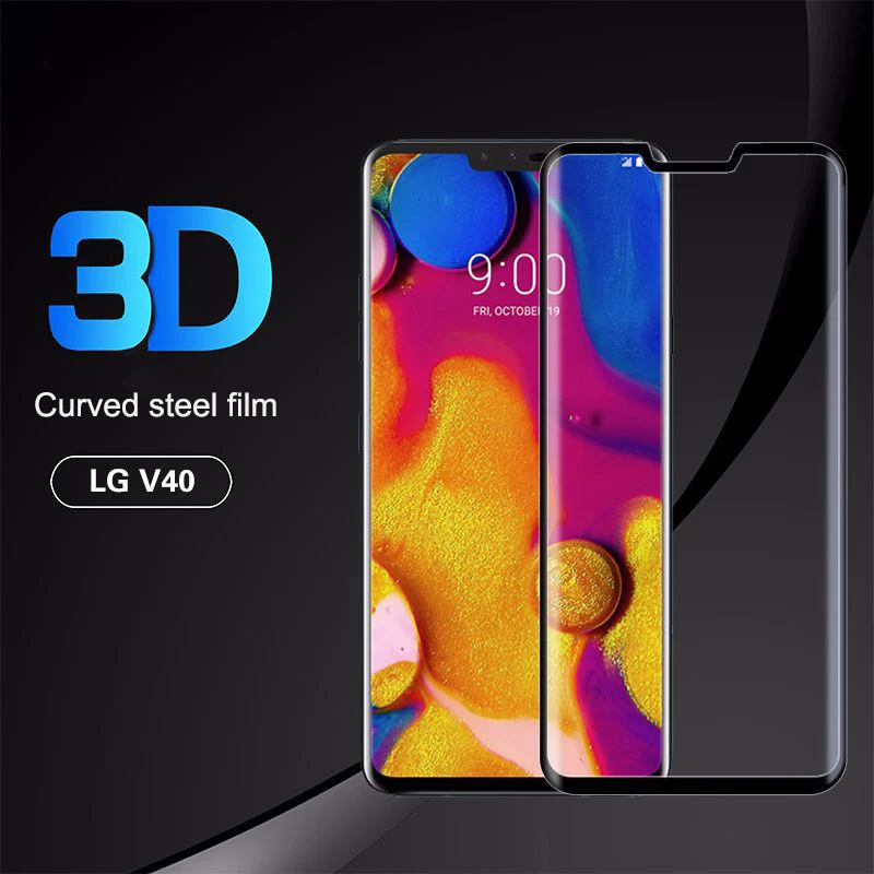 Закаленное стекло HereCase 9H для LG V40 G7 ThinQ plus защитная пленка на весь экран + V30 2018