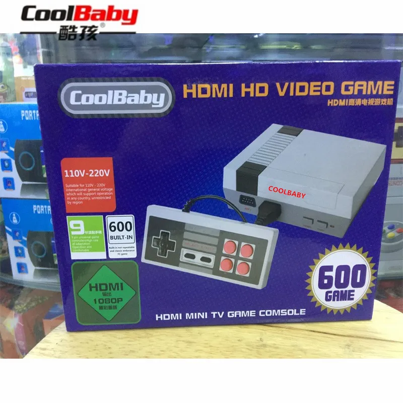 

30 шт. Мини ТВ игровая консоль с поддержкой HDMI Ретро видео игровая консоль встроенные 8 бит 600 классических игр портативный игровой плеер