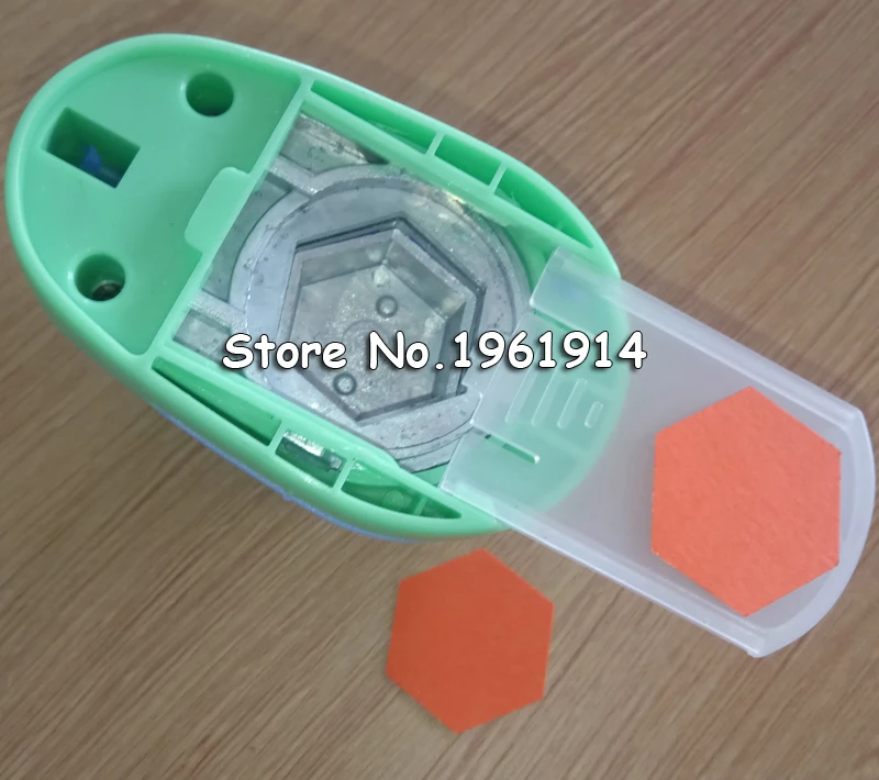 33mm hexagon punch diy craft hole puncher for scrapbooking punches eva maker Kids scrapbook paper cutter Embossing sharper | Дом и сад
