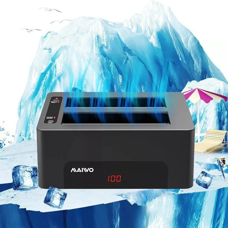MAIWO Универсальный 2,5 дюймов/3,5 дюймов Hdd корпус жесткого диска Sata Led Дисплей чехол для корпуса жесткого диска Usb 3,0 двойной клонирование; копирование Функция Hdd док-S