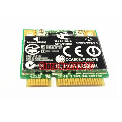 Для HP Half Size Mini PCI E Card Atheros AR5B95 AR9285 802.11b/G/N 2 412 ГГц ~ 484 518436 001|atheros wireless card|atheros mini pci cardcard