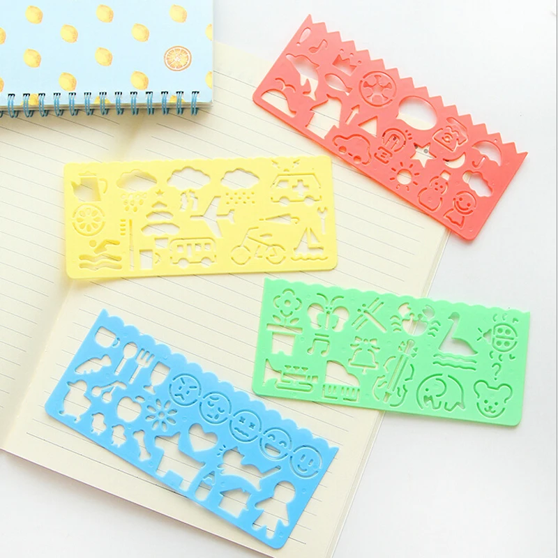 4 шт./компл. креативные шаблоны для рисования конфет линейка промо подарок набор