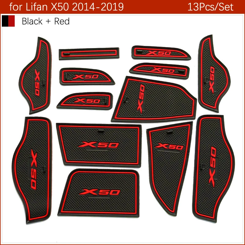 Противоскользящие ворота Слот коврик резиновая подставка для Lifan X50 2014 2015 2016 2017 2018