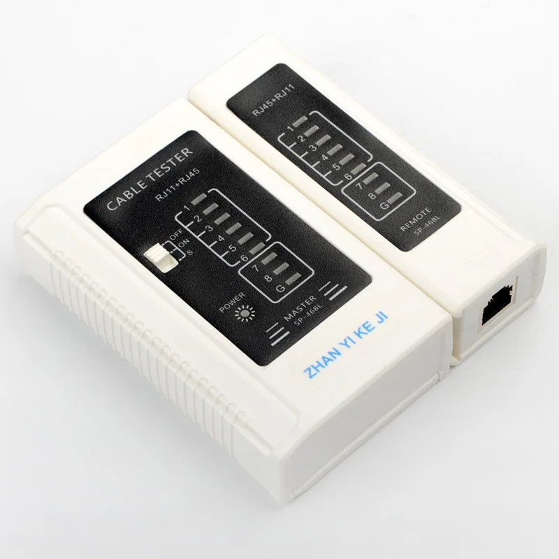 Тестер сетевого кабеля Cat5 Cat5E Cat6A Rj45 Rj11 Rj12 UTP LAN инструмент SC8108 Портативный ЖК