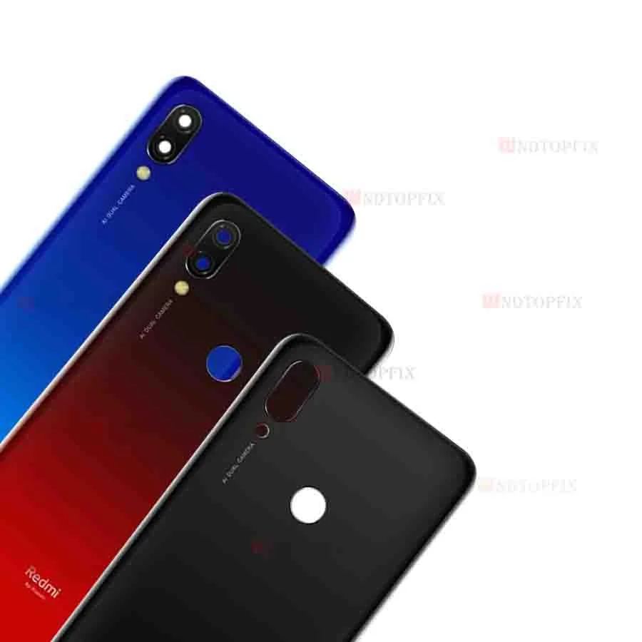 

NEW Original For Xiaomi Redmi 7 Battery Cover Back Glass Panel Rear Door Housing Case For Redmi 7 Back Cover Door With Adhesive