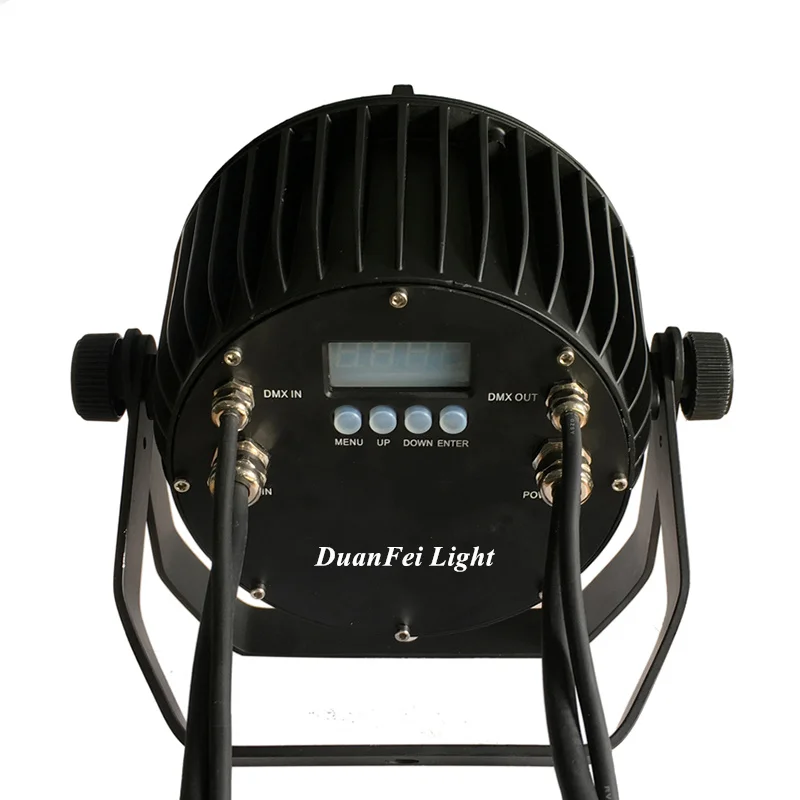 (Flightcase) 12 шт./лот Ip65 dmx led par light 9x10 Вт плоский rgbw 4в1 алюминиевый dj кейс для полета |