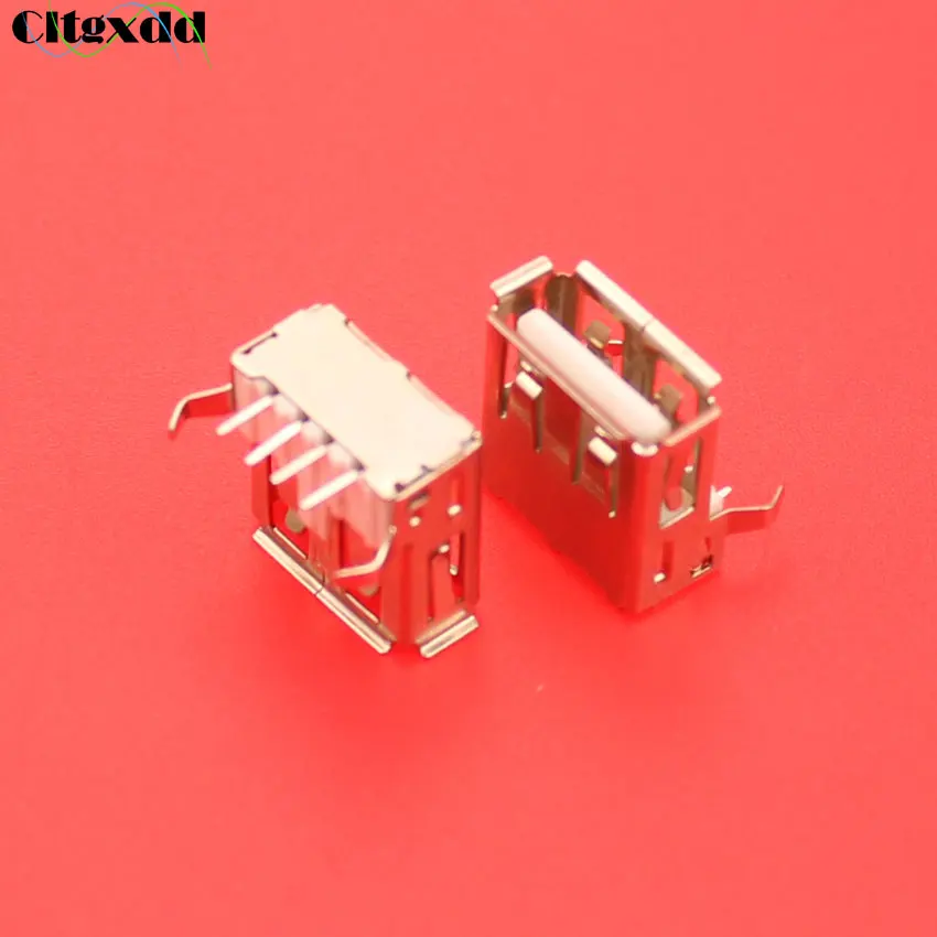Cltgxdd 1 шт. Плоский порт USB 2 0 разъем типа A гнездовой 90 градусов гибкий ножной для