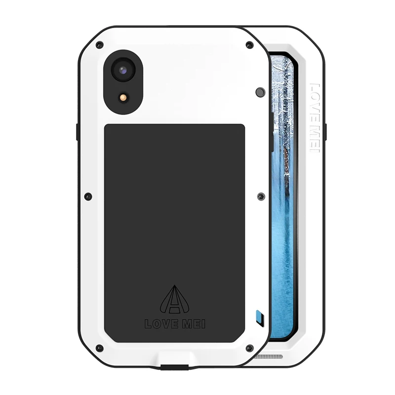 Алюминиевый металлический чехол для iphone XR водонепроницаемый полноразмерный