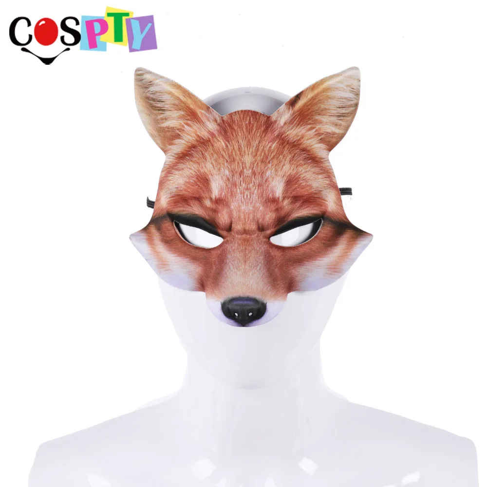 Cospty недорогие эва 3D вечерние реалистичные животные белые черные взрослые аниме