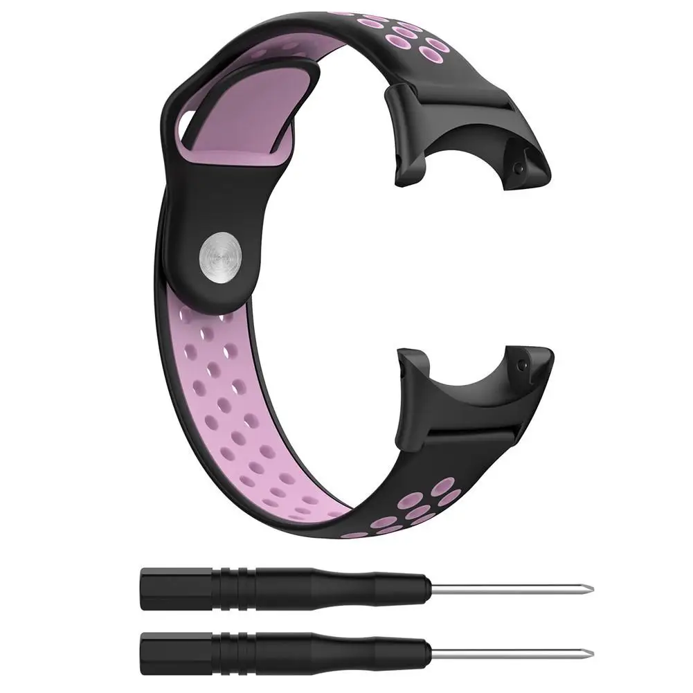Pink Для SUUNTO CORE спортивный браслет сменный силиконовый ремешок для часов SUUNTO CORE все черные спортивные умные часы ремешок на запястье - Цвет: Pink