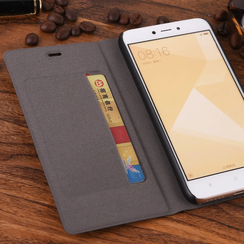 Чехол для Xiaomi Redmi 5A роскошный тонкий кожаный чехол-кошелек с откидной крышкой 5a