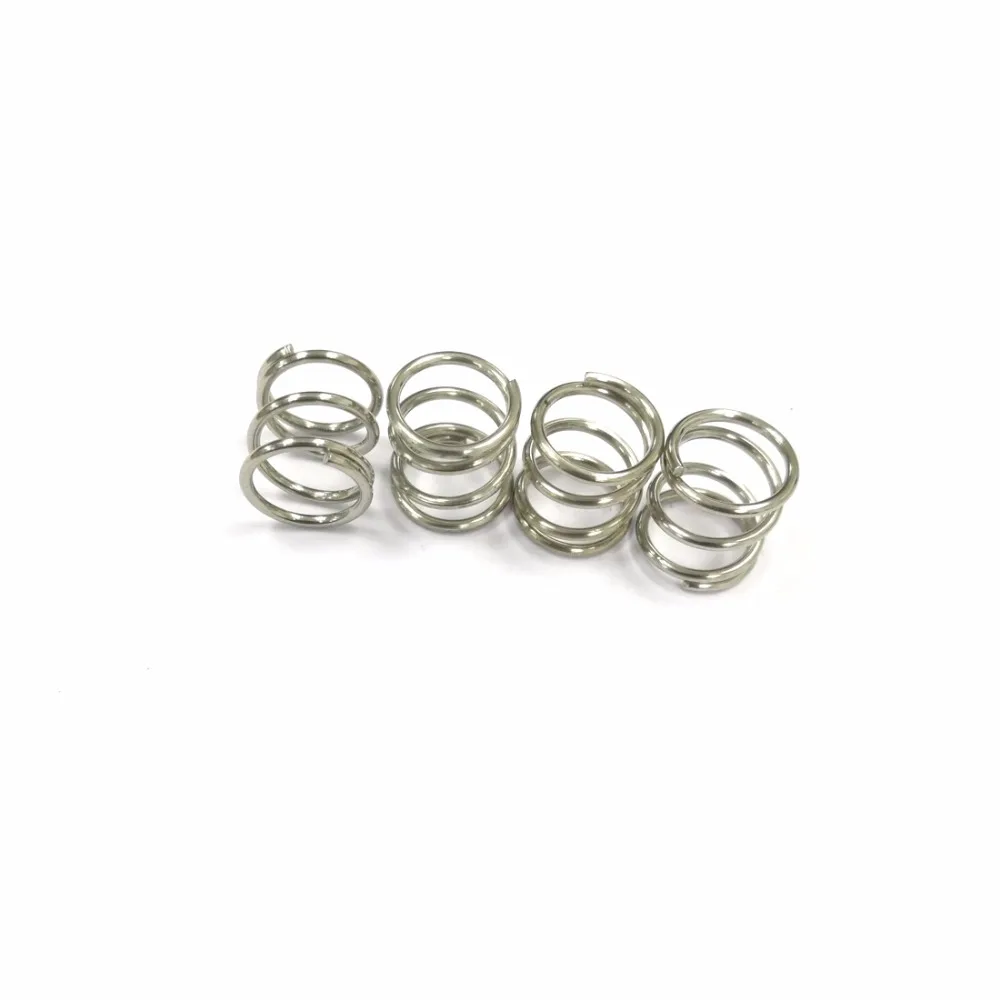 10pcs stainless steel compression spring Y shape extension springs rustproof electrical 1*8mm | Springs