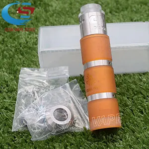 Orange Silver Электронная сигарета sob mod комплект 18650 батарея с QP KALI V2 RDA Fatality RDA атомайзер 25 мм vape механический мод для испарителя комплект - Цвет: Orange Silver