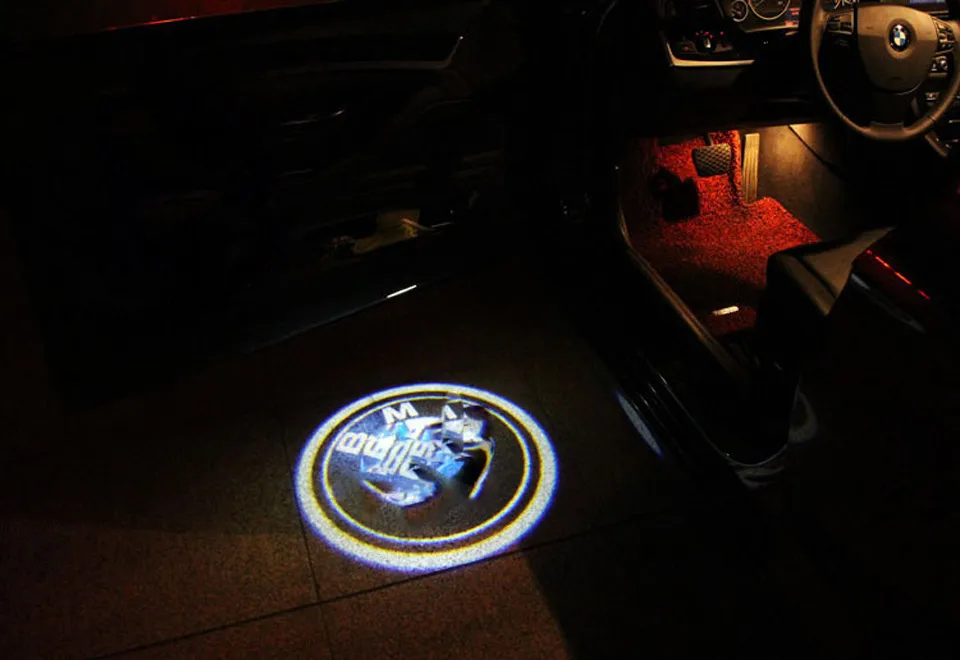 2 шт. светодиодный двери автомобиля Добро пожаловать логотип лазерный проектор