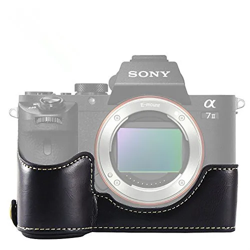Чехол limitX из искусственной кожи защитная полукорпус для Sony Alpha A7 III 3 / A7R Цифровая