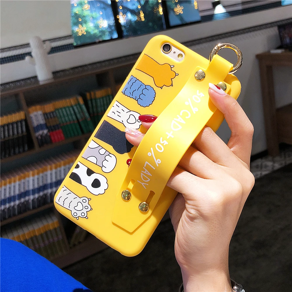 Мягкий чехол для iPhone X XR XSMax с зажимом силиконовый кольцом мягкая подставка 6 6S 7 8
