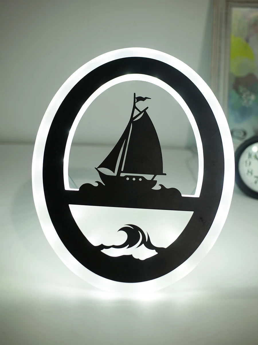 Акция на день рождения/Творческие Подарки к Рождеству Акриловые USB LED ночные