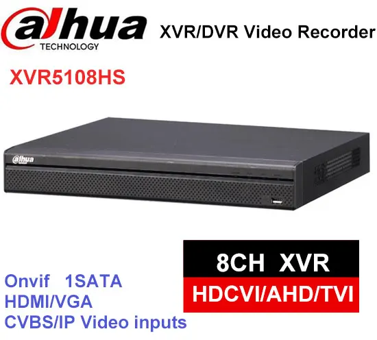 Dahua xvr видеомагнитофон xvr5108hs 8ch 1080 P Поддержка HDCVI/AHD/TVI/CVBS/IP Камера|cameras camera|camera iphdcvi |