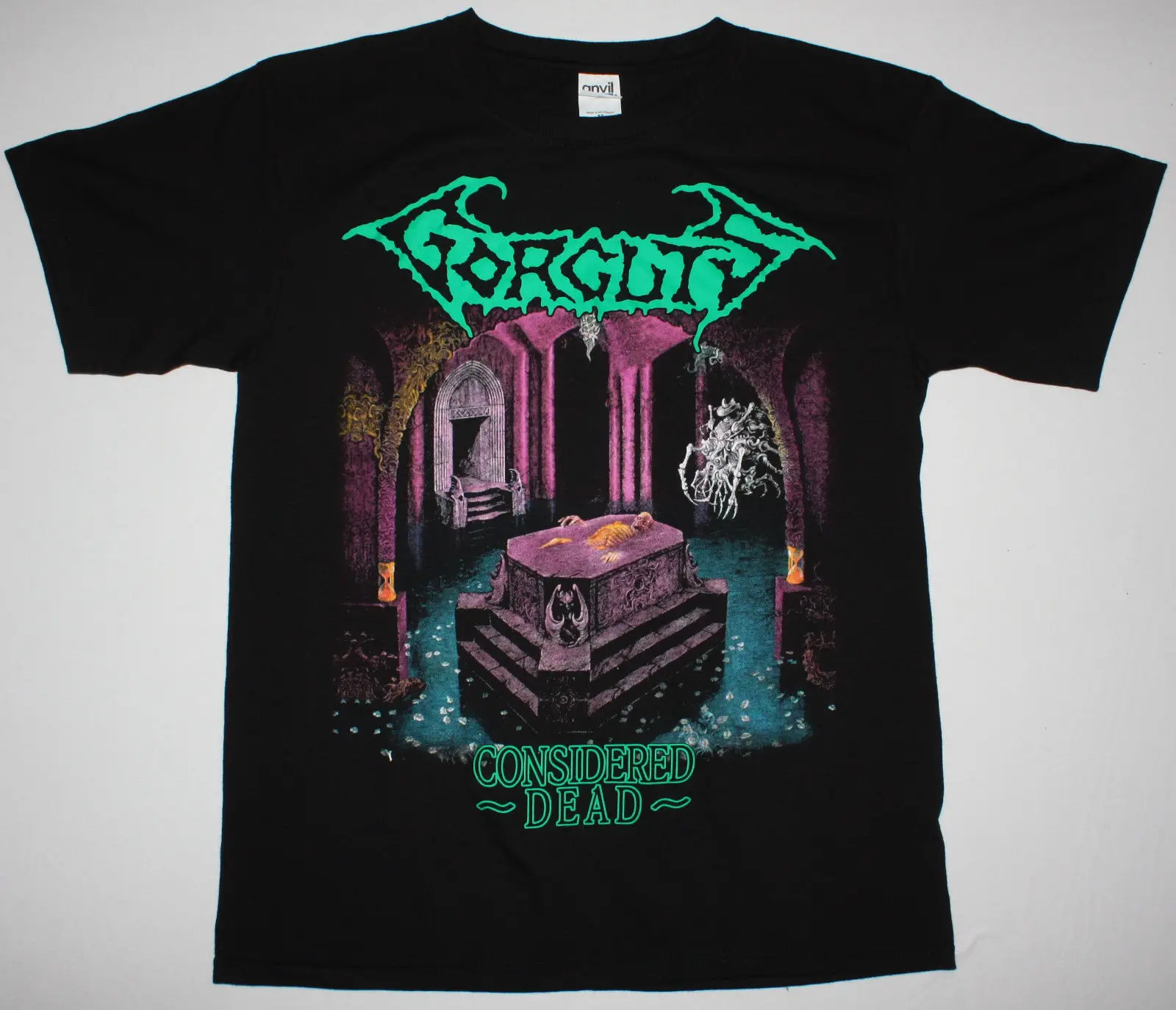 GORGUTS считается DEAD DEATH ATHEIST PESTILENCE CYNIC новая черная футболка с принтом в подарок