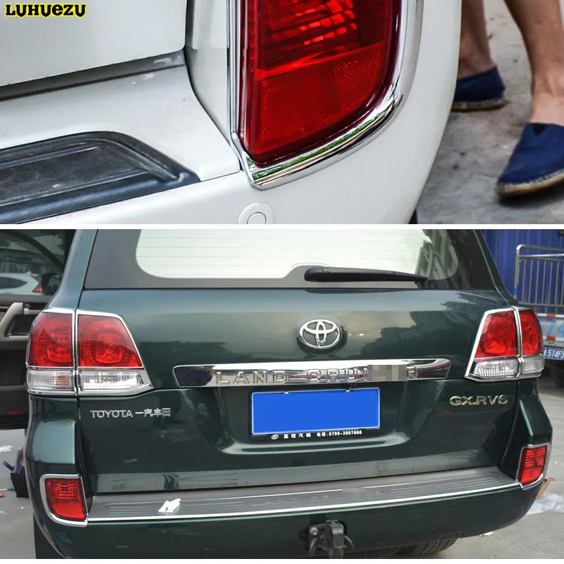 Luhuezu Chrome Задний противотуманный светильник задняя противотуманная фара для