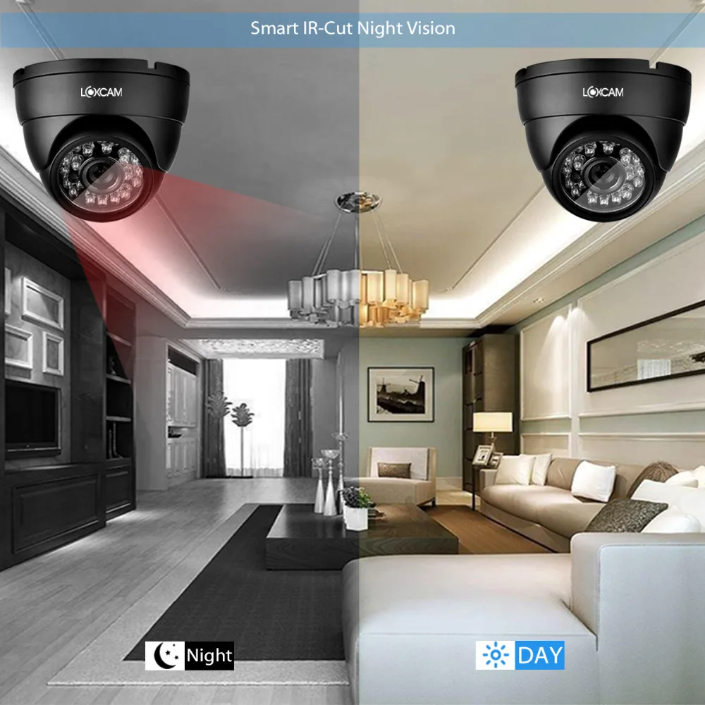 Камера видеонаблюдения LOXCAM SONY IMX323 Full HD 2 МП 1080P IP66 in/outdoor|security surveillance camera|surveillance