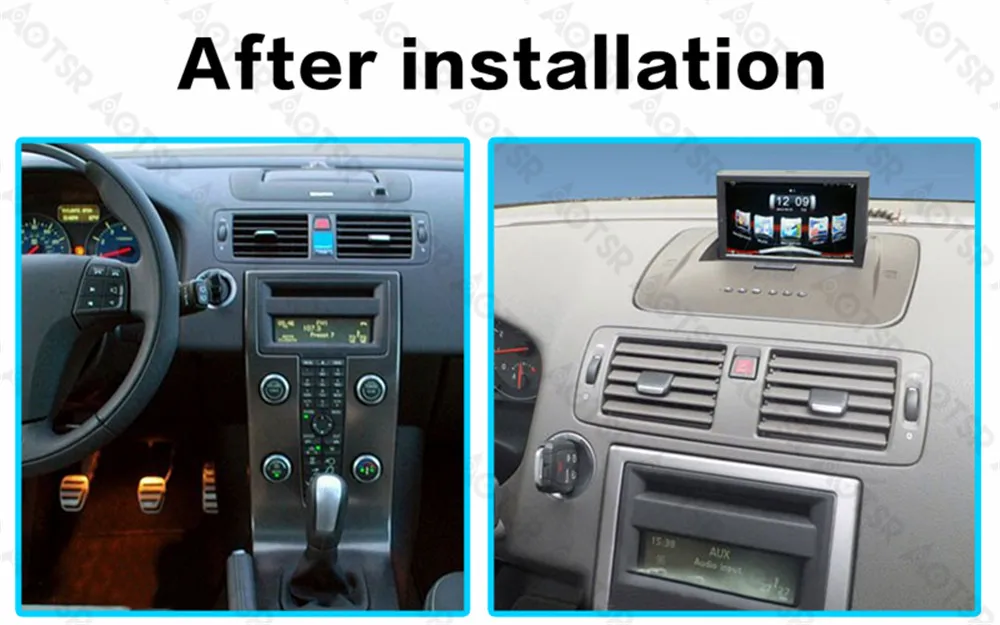 Aotsr Android 6,0 Автомобильный без DVD CD плеера gps навигация для VOLVO S40 C30 2008-2012 автомобильный Радио стерео блок мультимедийный плеер wifi