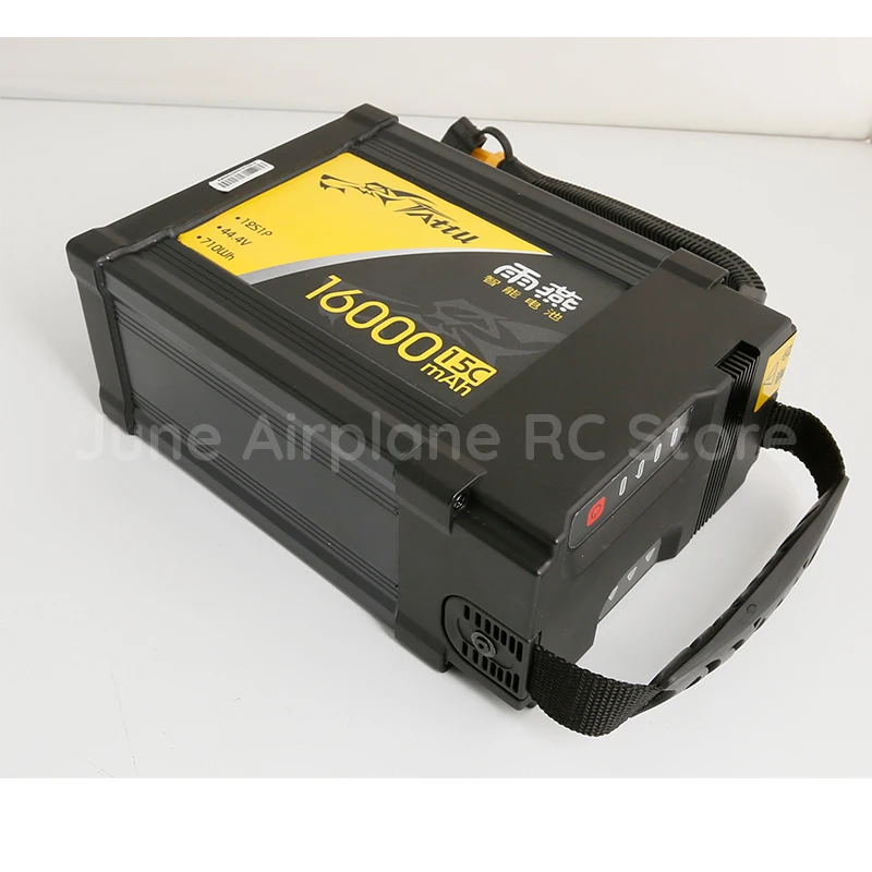 Новый Интеллектуальный аккумулятор TATTU 16000 мАч 15C 44 4 в 12S 1P lipo с разъемом AS150U для