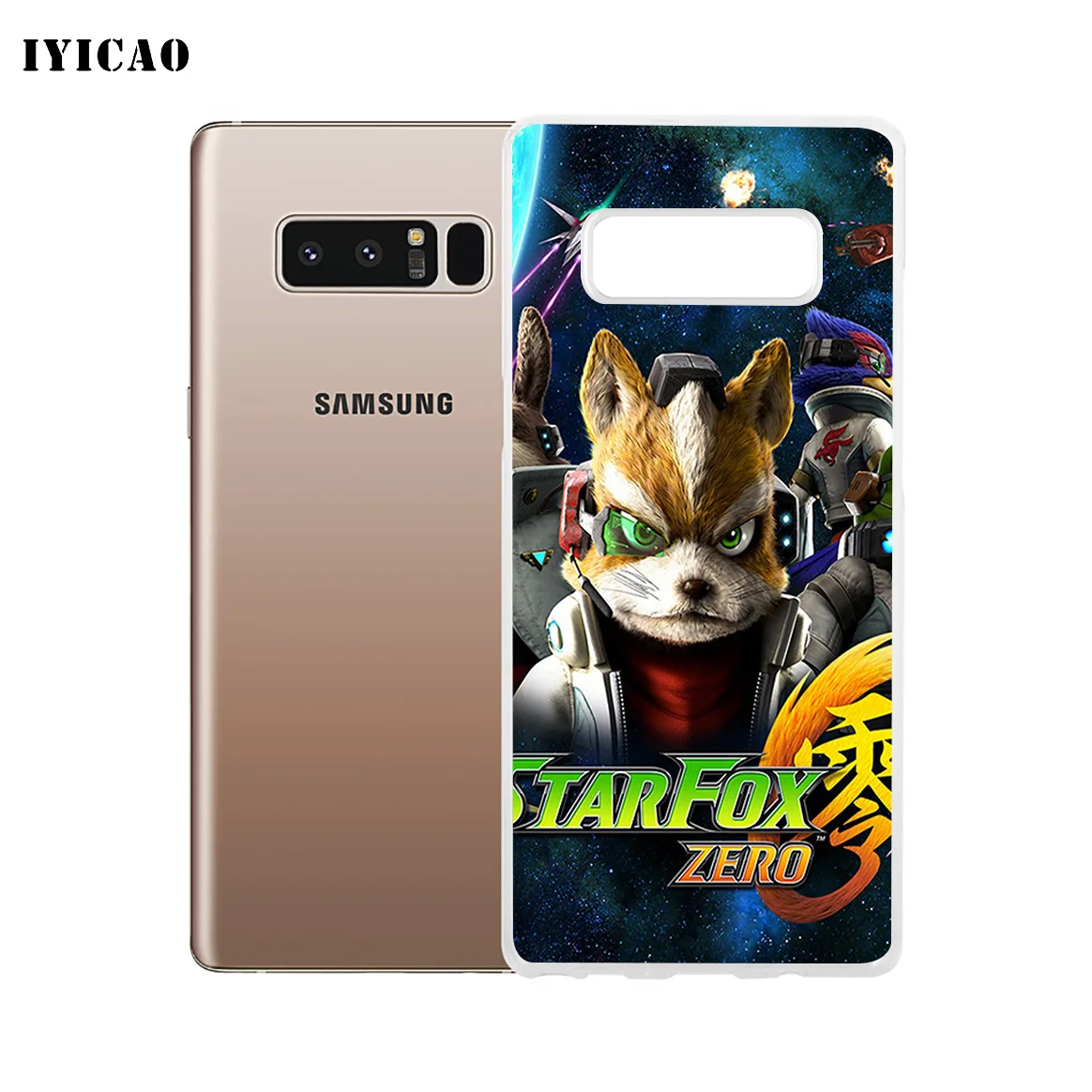 IYICAO мультяшный Мягкий силиконовый чехол со звездой лисой для Samsung A5 A6 Plus A7 A8 A9 J3 J5 J7