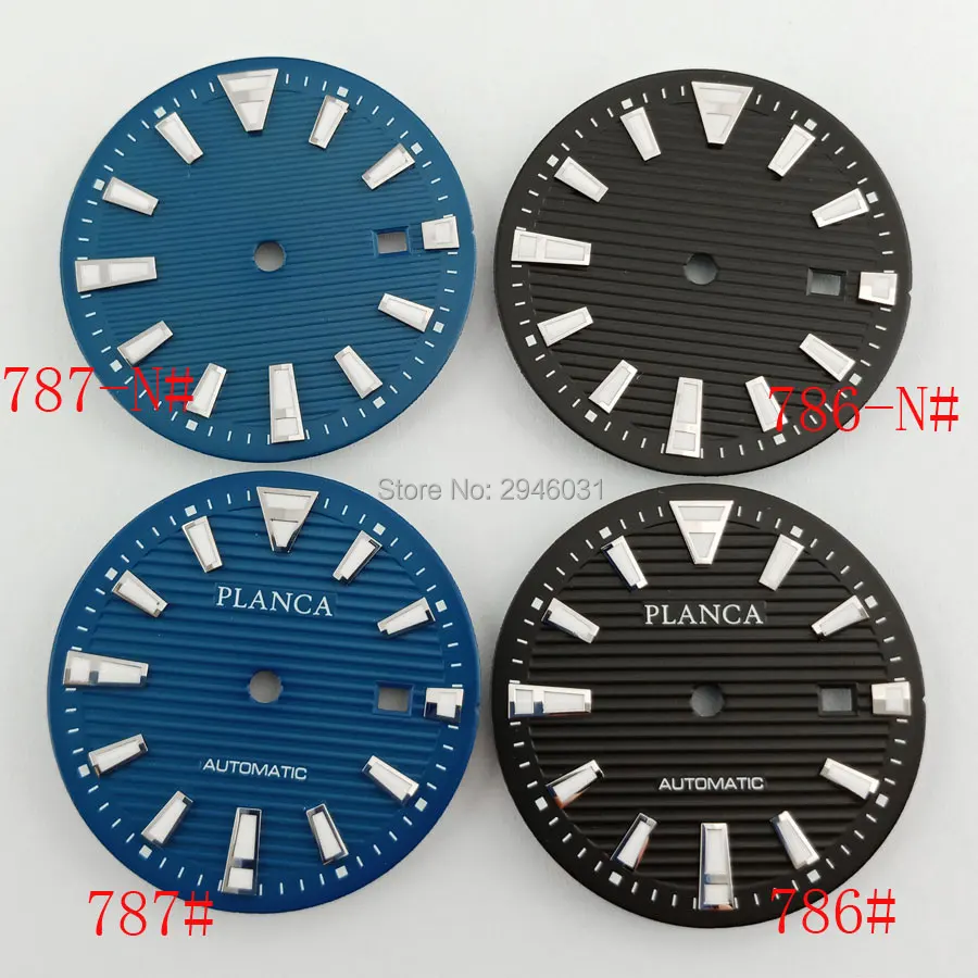 

Goutent 34mm Luminous Black/Blue watch Dial Miyota 8205/8215,eta 2836/2824,DG2813 watch