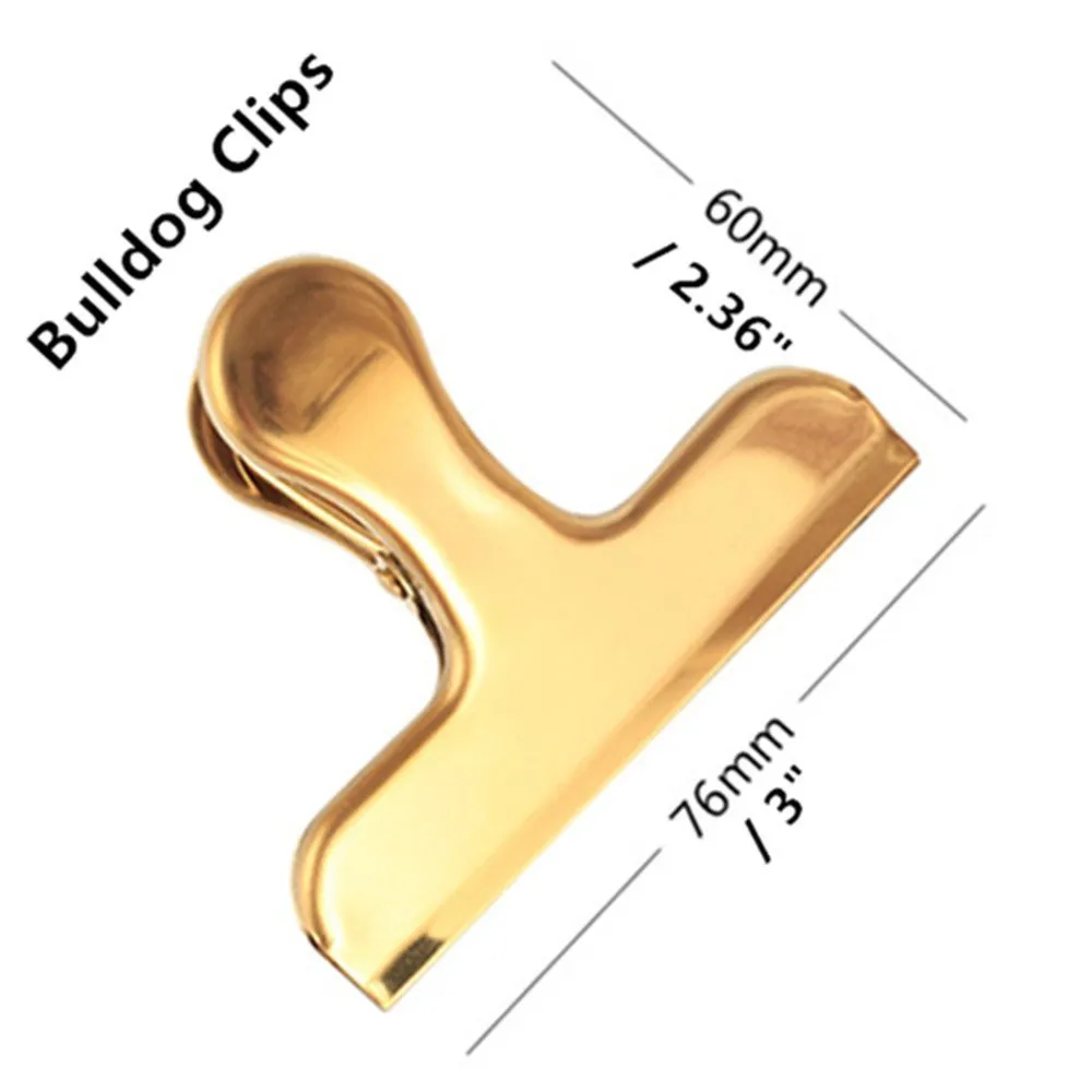 Золотой чип из нержавеющей стали инновационный бытовой кухонный зажим для