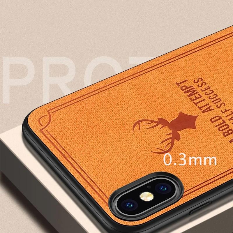 Suntaiho холщовый силиконовый чехол для телефона iphone XS MAX XR 7 8 Plus тканевый Мягкий ТПУ 6