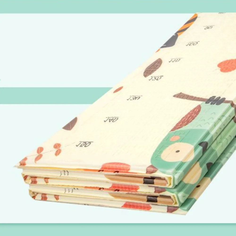 Коврик для ползания с мультяшными животными коврик лазания XPE складной детский