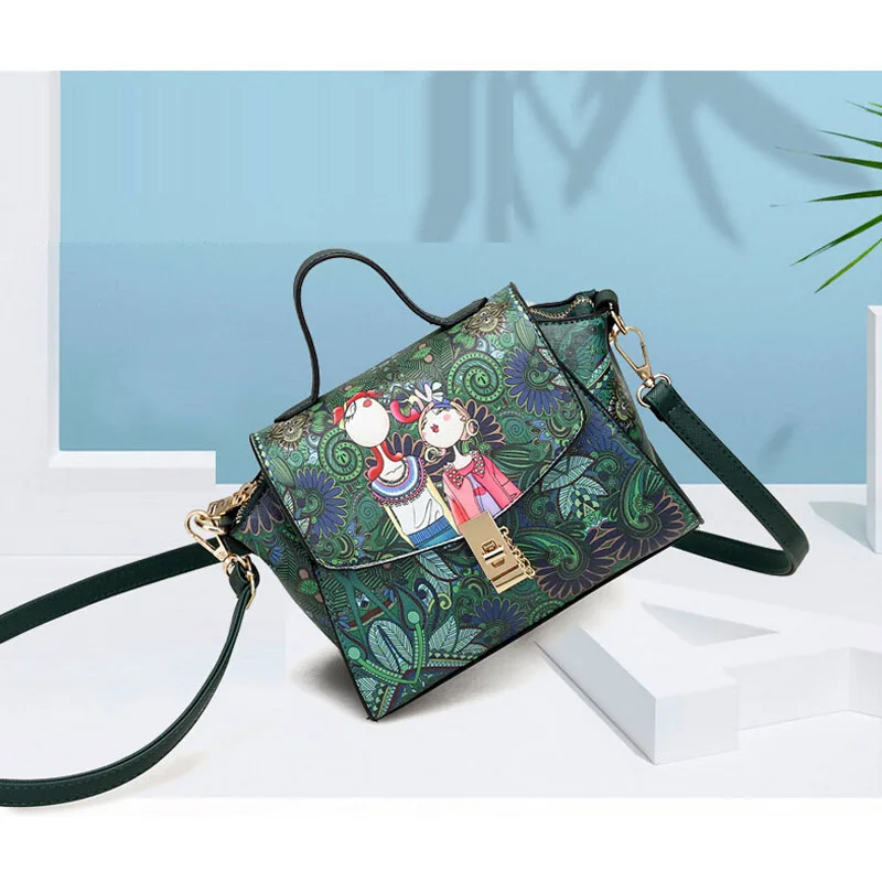 Оригинал печати Мини крылья мешок 2017 новая сумка плеча моды в европе|fashion