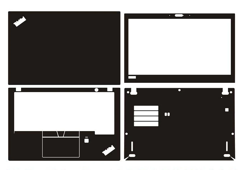 Наклейка для ноутбука из углеродного волокна защитная пленка Lenovo ThinkPad x280 12 5