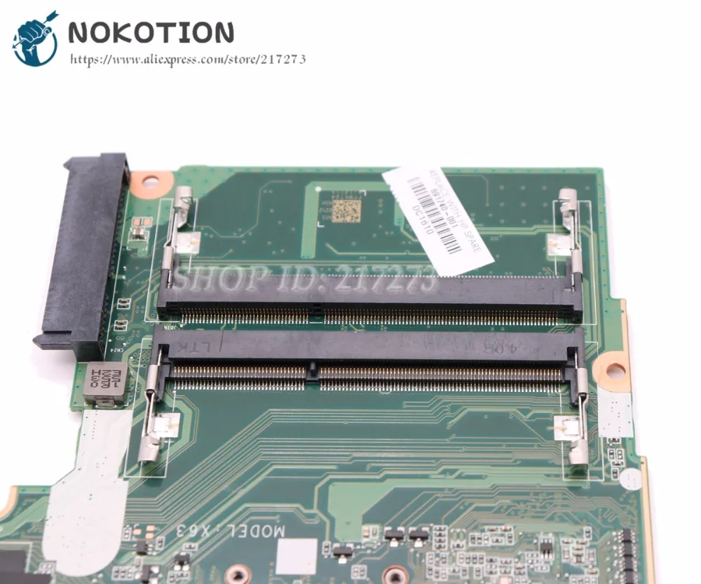 NOKOTION для HP probook 450 470 G3 Maptop материнская плата 830931-601 830931-001 830931-501 DA0X63MB6H1 SR2EY i5-6200U