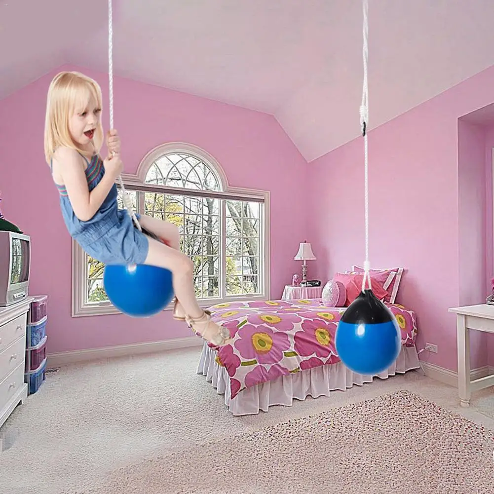 Детские качели с цепочкой из веревки детские игры игрушки в подарок уличные для