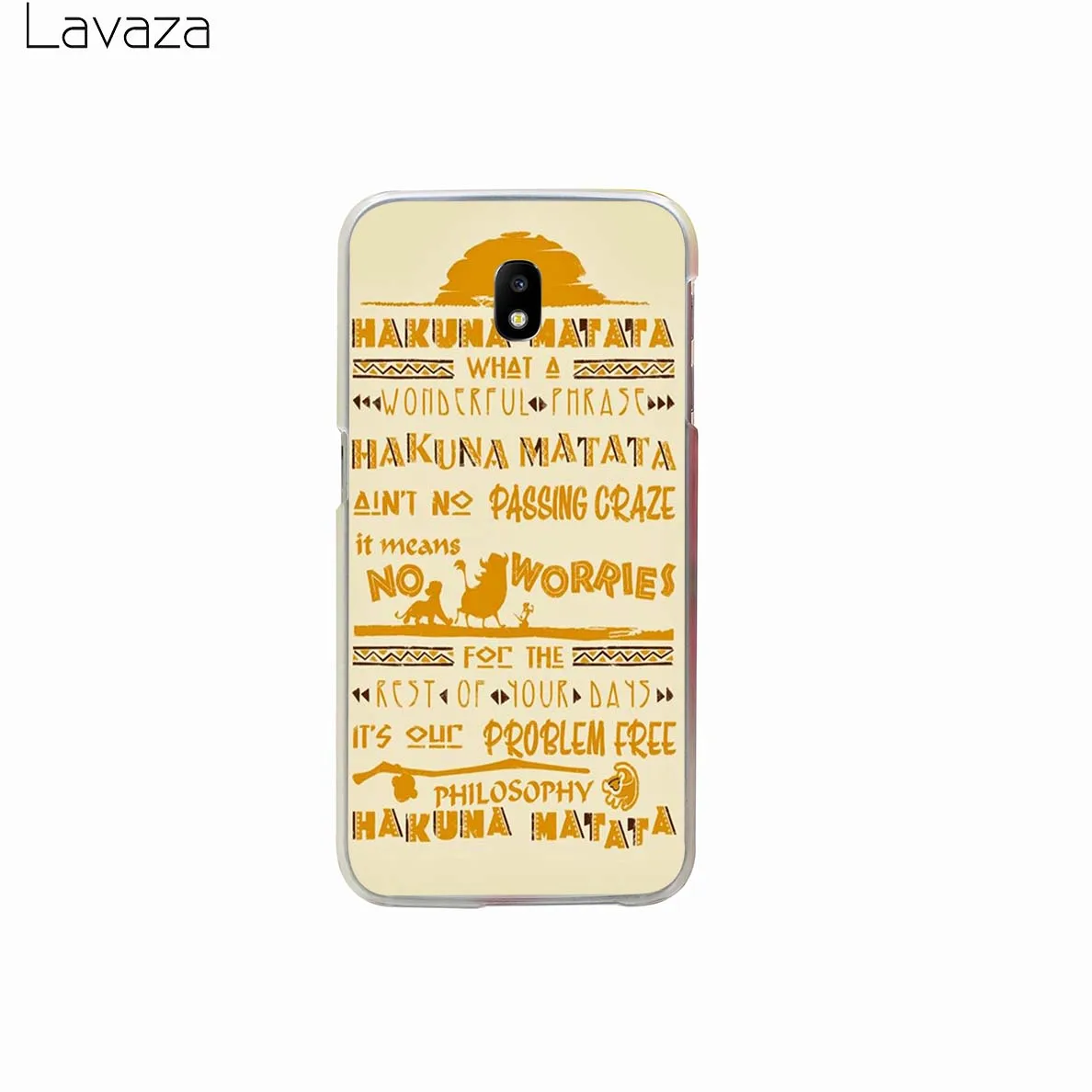 5 Lavaza Акуна Матата Король Лев чехол для телефона для samsung Galaxy J8 J7 Duo J6 J5 J4 Plus J2 J3 ЕС и США Prime - Цвет: 5