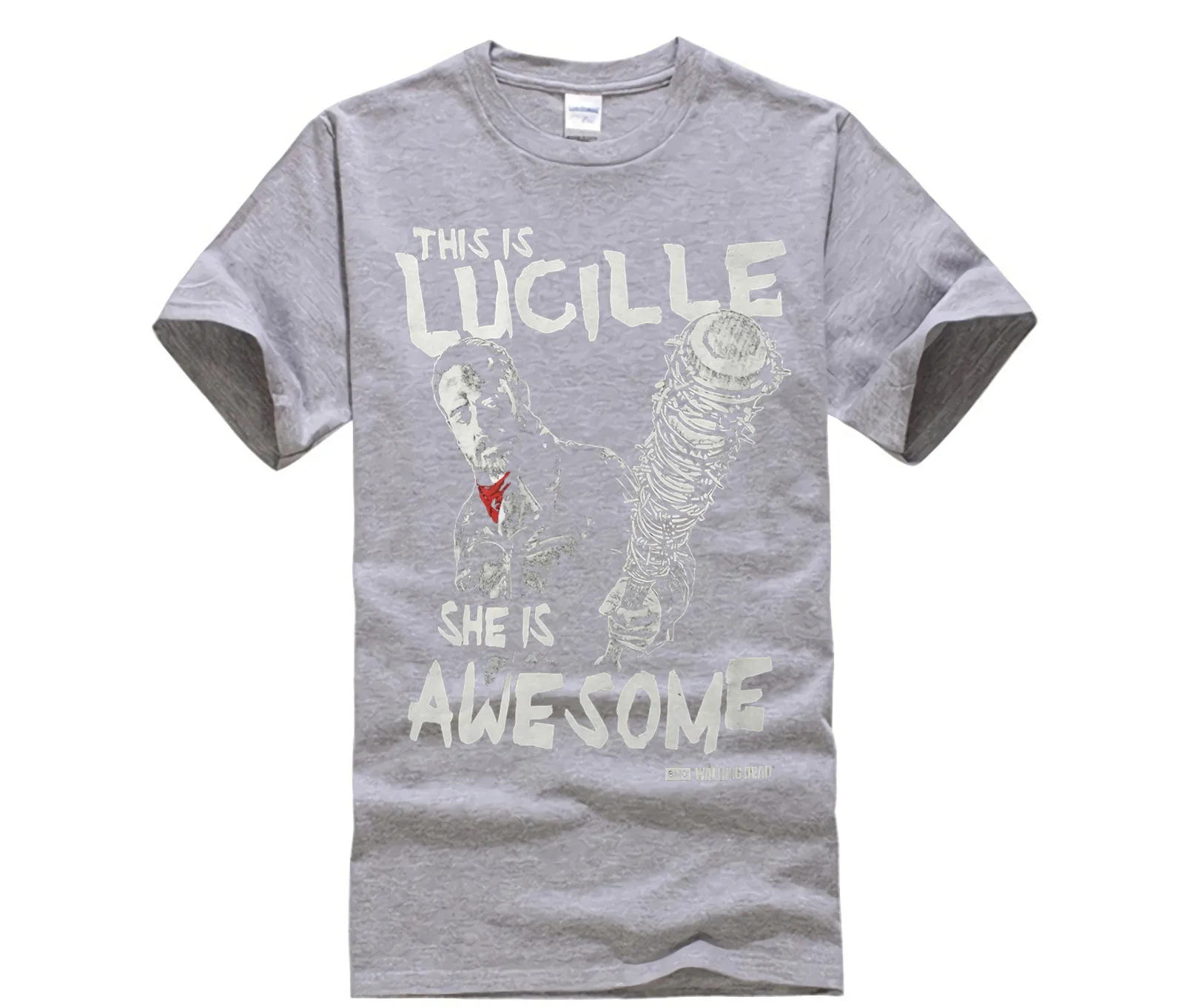 Футболки с короткими модная мужская футболка изображениями из сериала Ходячие