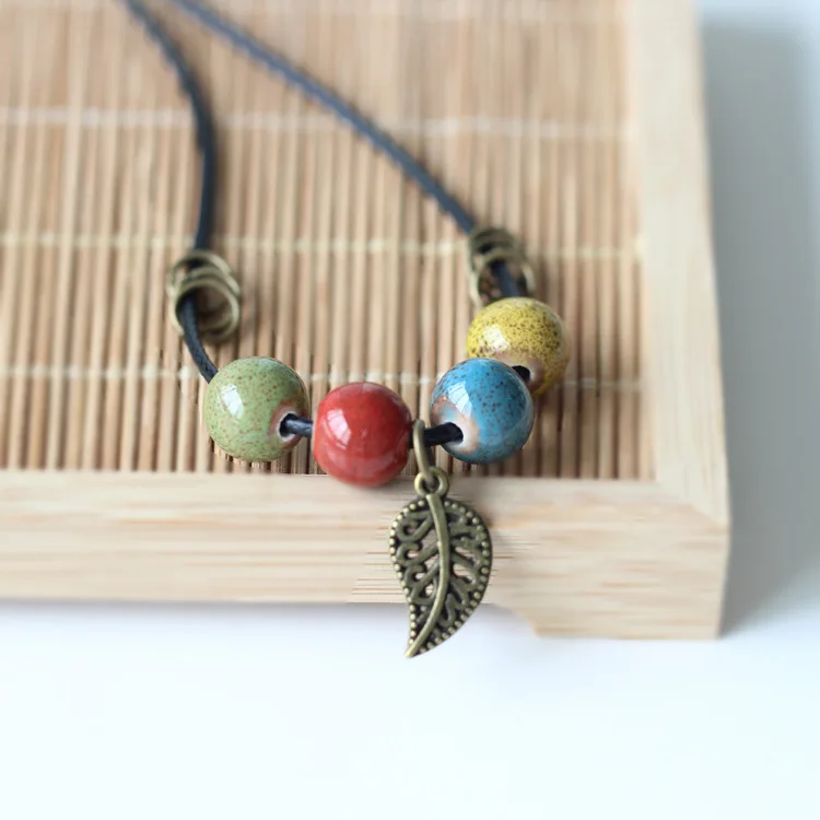 Короткое женское керамическое ожерелье ручной работы 10 шт./лот модные аксессуары