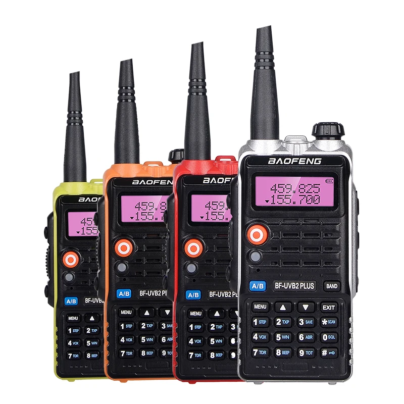 Baofeng UV B2Plus walkie talkie 8W Двухдиапазонный 136 174/400 520mhz 4800mah BAOFENG UV5R обновленная версия Ham