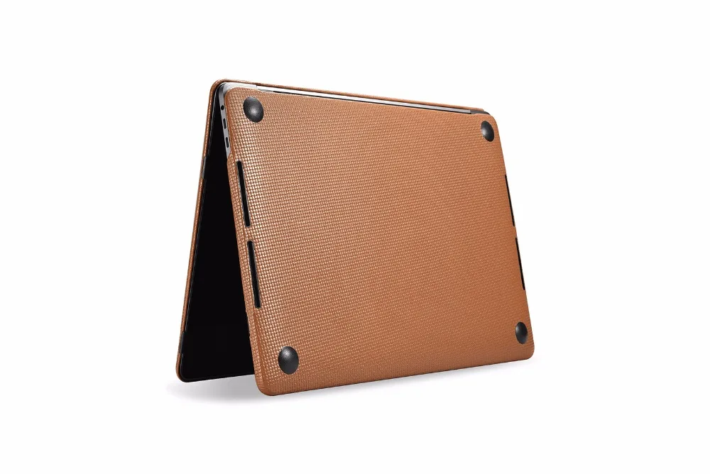 Чехол для ноутбука Macbook Pro 13 A1706 A1708 A1989 чехол из натуральной кожи с тканым узором для Macbook Pro 15 A1707 A1990