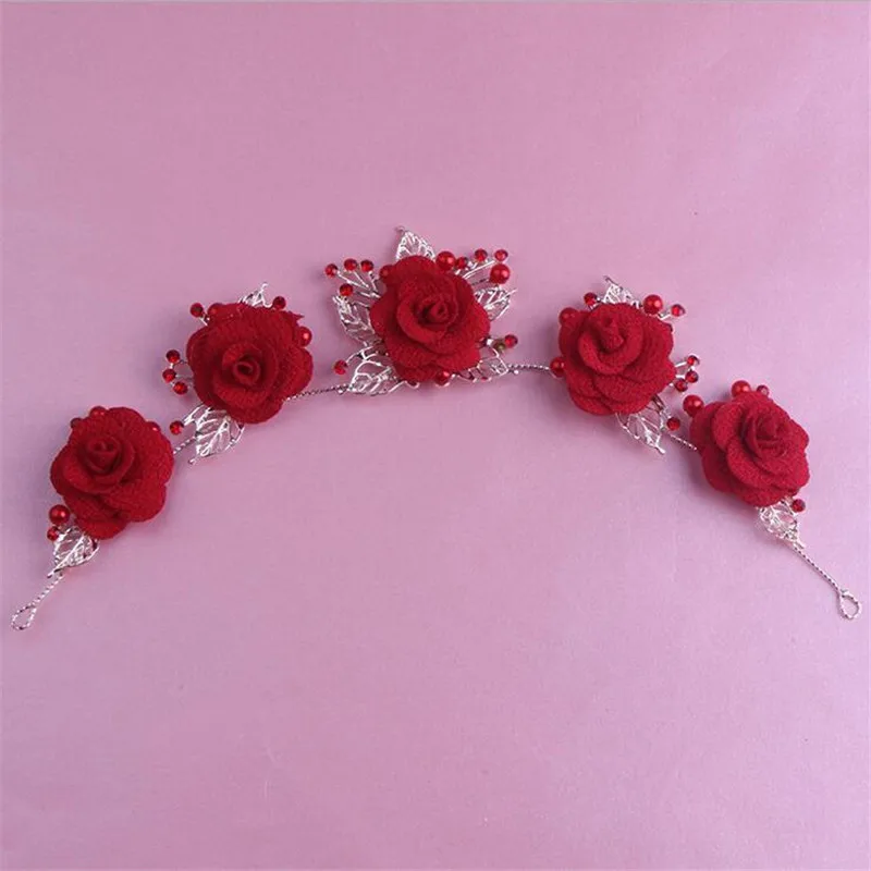

CC&BYX Romantic Tiara Hairbands Crown Bride For Women Wedding Handmade Hair Ornaments Bridal Accessories Fashion Jewelry 6517