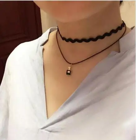 Многослойное веревочное ожерелье xl 0484 2019 Геометрическая волна флакон духов