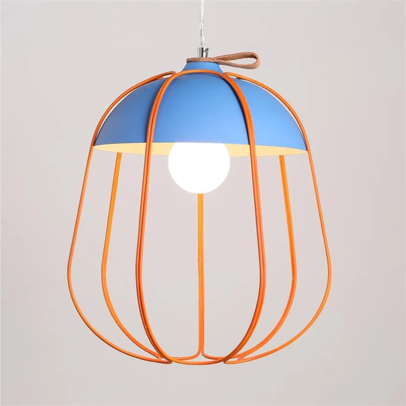 Goedkoop Vintage Land Macaron Ijzeren Hanglamp Restaurant Eetkamer Bar Moderne Nordic Suspesion Drop Lampen Dia 33Cm 1512